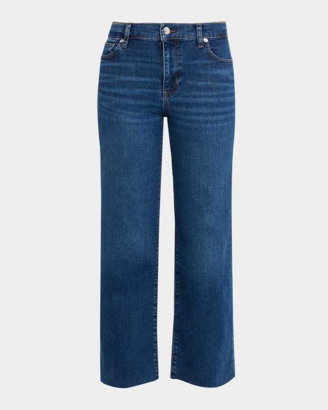 The Mellow Wide Ankle Jeans
